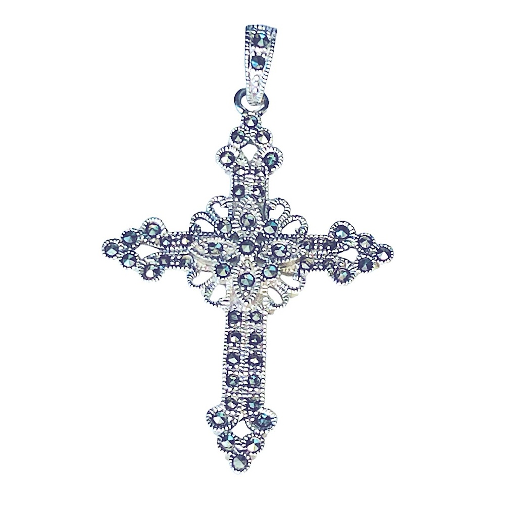 VTG Sterling Silver 925 Cross Pendant